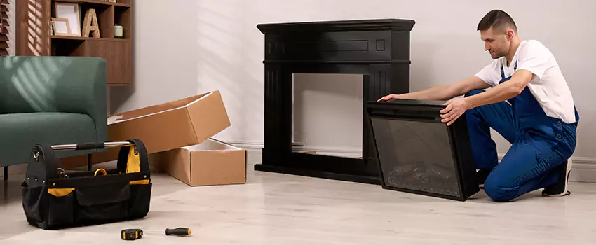 Old Rusted Metal Fireplace Repair And Replacement in Brighton, CO