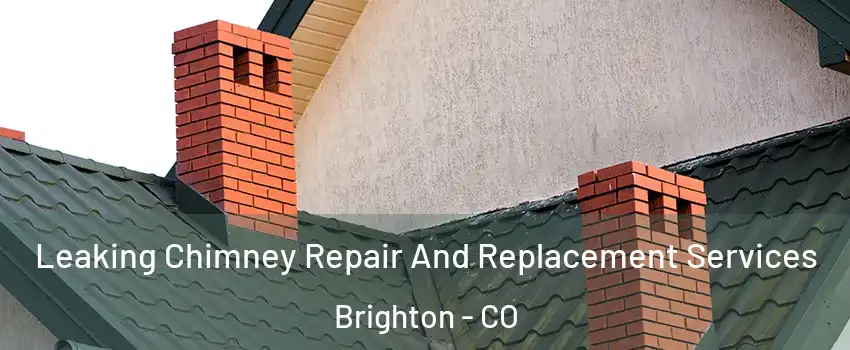  Leaking Chimney Repair And Replacement Services Brighton - CO